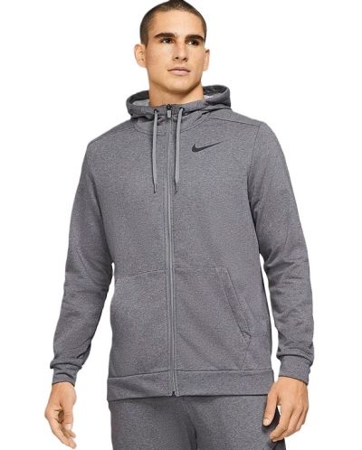 Hanorac Nike pentru bărbați - Dry-FIT Fleece, mărimea M, gri - 2