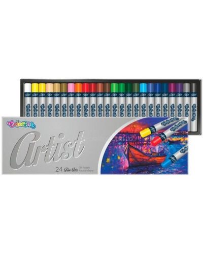 Pasteluri uleioase Colorino Artist - 24 culori - 1