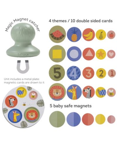 Puzzle magnetic Taf Toys - Peek-A-Boo - 5