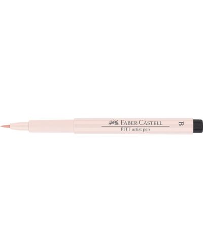 Marker cu pensula Faber-Castell Pitt Artist - Roz pal (114) - 4