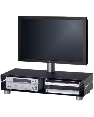 Masă pentru echipamente audio și video Spectral - Curve QX111, negru - 1