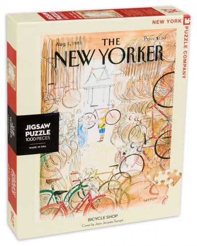 Puzzle New York Puzzle de 1000 piese - Magazin de biciclete - 1