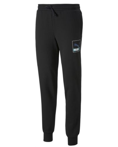 Pantaloni de trening pentru bărbați Puma - Brand Love FL, negru - 1