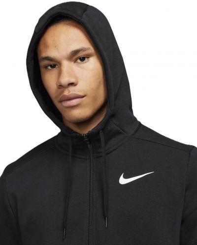 Hanorac pentru bărbați Nike - DF Fitness Full-Zip Hoodie, negru