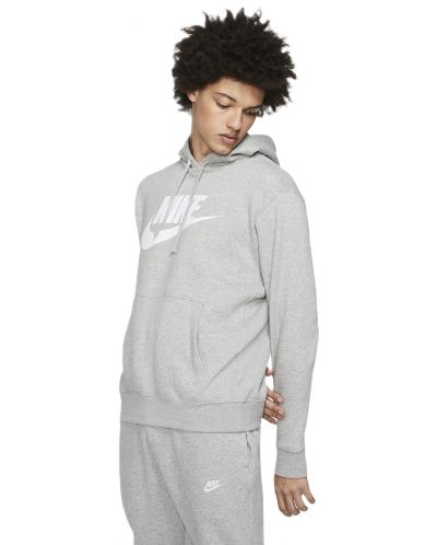 Hanorac pentru bărbați Nike - Club Sportswear, gri - 4