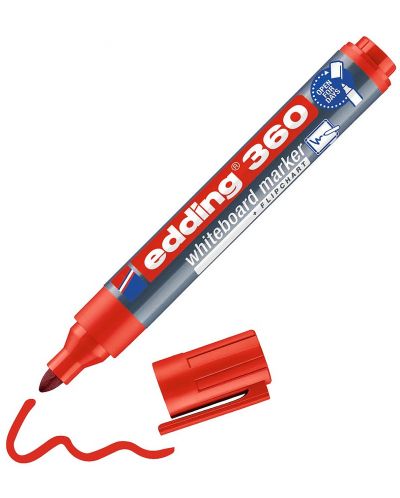 Marker pentru tablă albă Edding 360 - roșu - 1