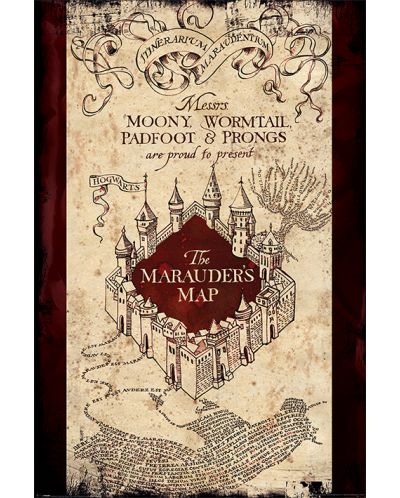Poster maxi Pyramid - Harry Potter (The Marauders Map) - 1