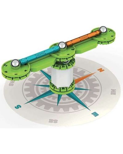 Constructor magnetic Geomag - Mechanics Motion-Compass, 35 de piese - 2