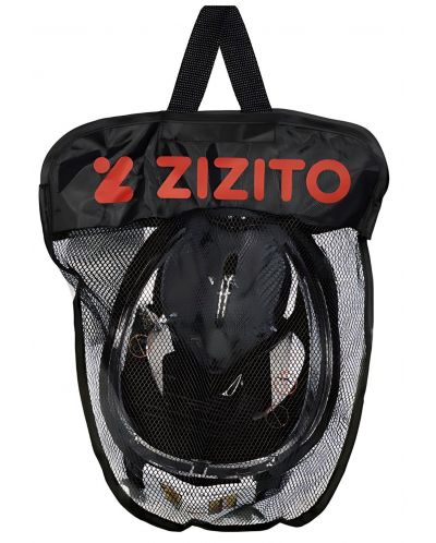 Mască pentru snorkeling  Zizito - mărimea L/XL, negru - 5