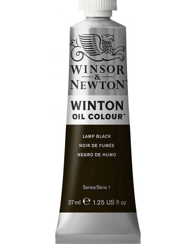 Winsor & Newton Winton Vopsea de ulei Winton - Negru, 37 ml - 1