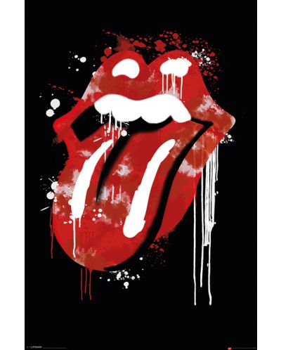Poster maxi Pyramid - Rolling Stones (Graffiti Lips) - 1