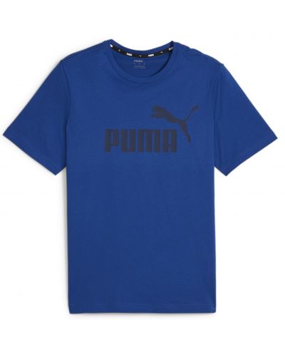 Tricou pentru bărbați Puma - Essentials Logo Tee , albastru - 1