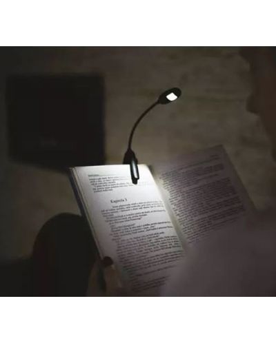 Lampa pentru citit Emos - cu clema, neagra - 5