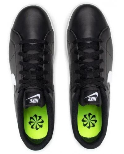 Încălțăminte sport pentru bărbați Nike - Court Royale 2 Next Nature, negre - 4