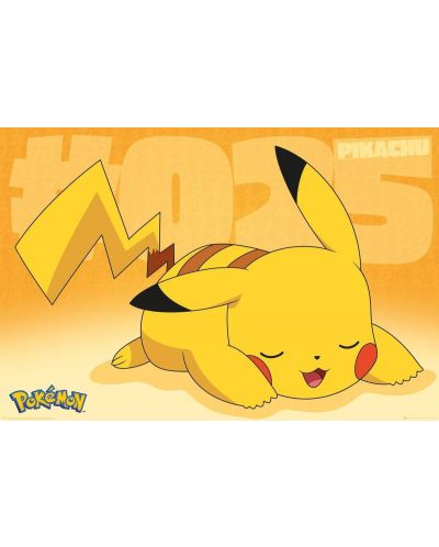 Poster maxi GB eye Games: Pokemon - Pikachu Asleep - 1