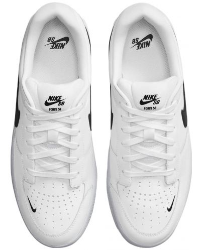 Încălțăminte sport pentru bărbați Nike - SB Force 58 Premium, albe - 5
