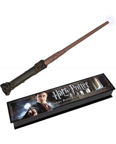 Bagheta magica The Noble Collection Movies: Harry Potter - Harry's Wand (luminoasa), 36 cm - 1