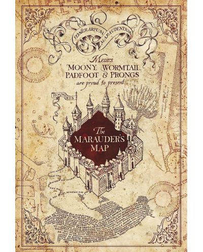 GB eye Movies: Harry Potter - Harta Marauder's Map - 1