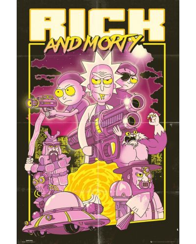 Poster maxi GB Eye Rick and Morty - Action Movie - 1