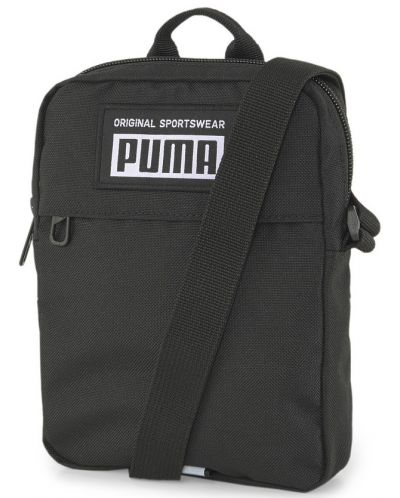 Geantă de umar pentru bărbați Puma - Academy Portable, neagră - 1