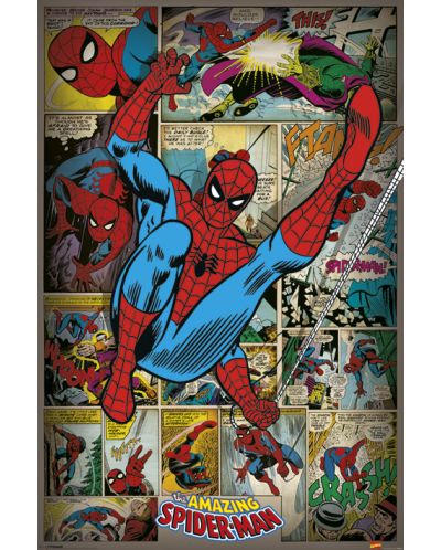 Poster maxi Pyramid - Marvel Comics (Spider-Man Retro) - 1