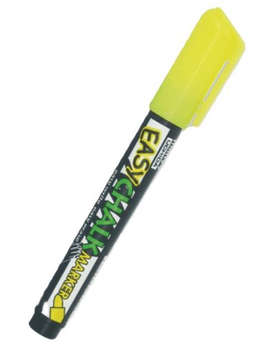 Marker de cretă Easy Chalk, galben - 1