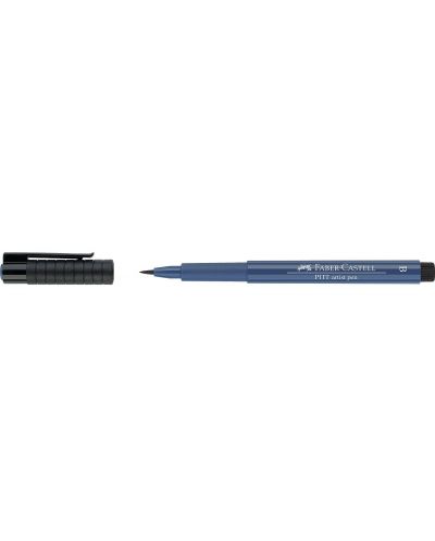 Marker cu pensula Faber-Castell Pitt Artist - Indanthrene Blue (247) - 3