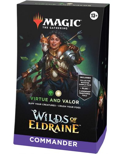 Magic The Gathering: Wilds of Eldraine Commander Deck - Virtue and Valor - 1
