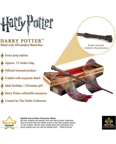 Bagheta magica The Noble Collection Movies: Harry Potter - Harry Potter (Deluxe Version) - 5