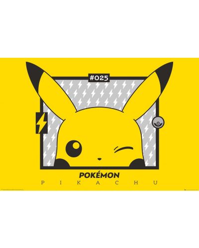 Poster maxi GB eye Games: Pokemon - Pikachu Wink - 1
