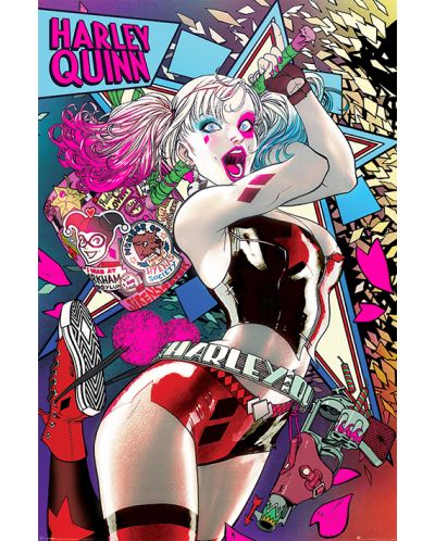 Poster maxi Pyramid - Batman (Harley Quinn Neon) - 1