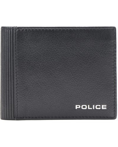 Portofel pentru bărbați Police - Xander, cu husă pentru monede, negru - 1