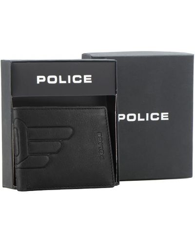 Portofel pentru bărbați Police - Exhaust Slim, negru - 5