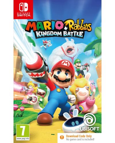 Mario & Rabbids: Kingdom Battle - Cod în cutie (Nintendo Switch)  - 1