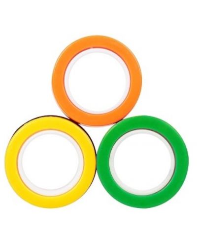 Inele magnetice pentru trucuri Johntoy - Galben, verde si portocaliu - 1