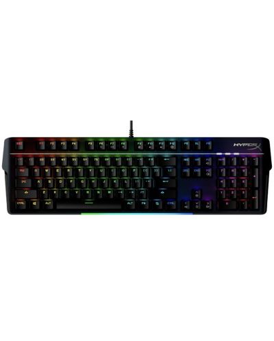 Tastatură mecanică HyperX - Alloy MKW100, TTC Red, RGB, neagră - 1