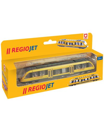 Jucărie metalică Rappa - Locomotivă Regio Jet, 17 cm - 2