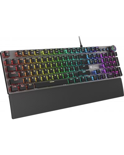 Tastatura mecanica Genesis - Thor 401 RGB, Brown Switch, neagra - 2