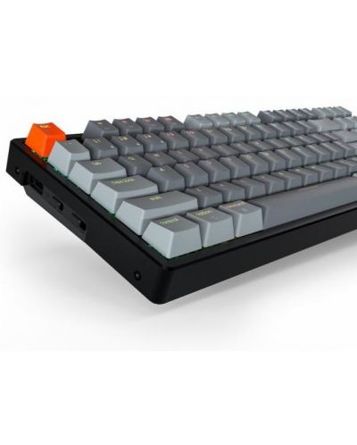 Tastatura mecanica Keychron - K8, TKL Aluminum, Clicky, neagra - 4