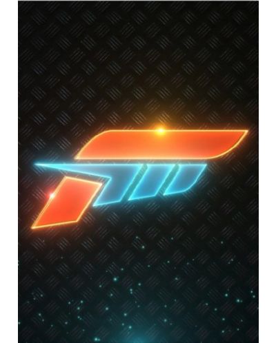 Poster metalic Displate - 3D Forza Emblem - 1