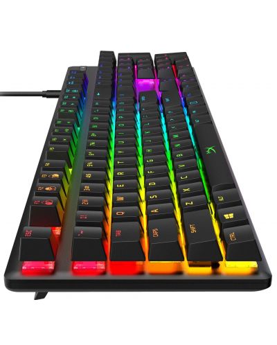 Tastatură mecanică HyperX - Alloy Origins, HyperX Aqua, RGB, negru - 4