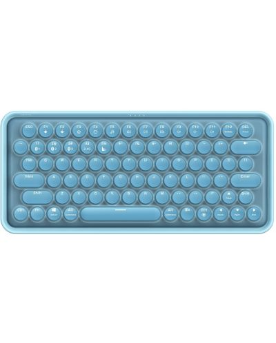 RAPOO Ralemo Pre 5 White Multi-Mode, Tastatura mecanica wireless, US, Blue - 1