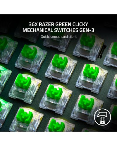 Hanorace mecanice Razer - Green Clicky Switch - 2