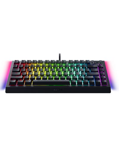 Tastatură mecanică Razer - BlackWidow V4 75, ISO, Orange, RGB, negru - 7