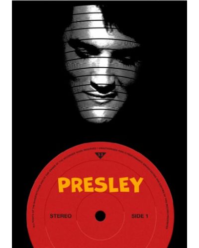 Poster metalic Displate - Presley - 1