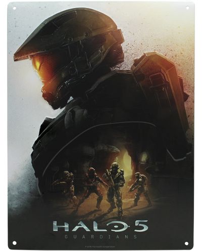 Poster metalic ABYstyle Games: Halo - Master Chief - 1