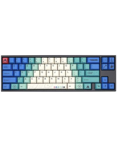 Tastatura mecanica Ducky - Varmilo MIYA Pro Summit V2, Rosu, albastru/alb  - 1