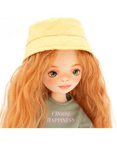 Păpușă moale Orange Toys Sweet Sisters - Sunny cu un pulover verde, 32 cm - 5