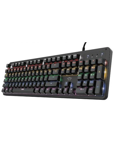 Tastatură mecanică Trust - GXT1863 Thaz, roșu, RGB, negru - 2
