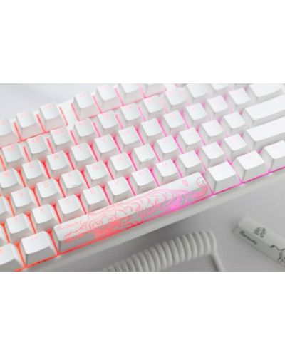 Tastatură mecanică Ducky - One 3 Pure White TKL, Red, RGB, albă - 3